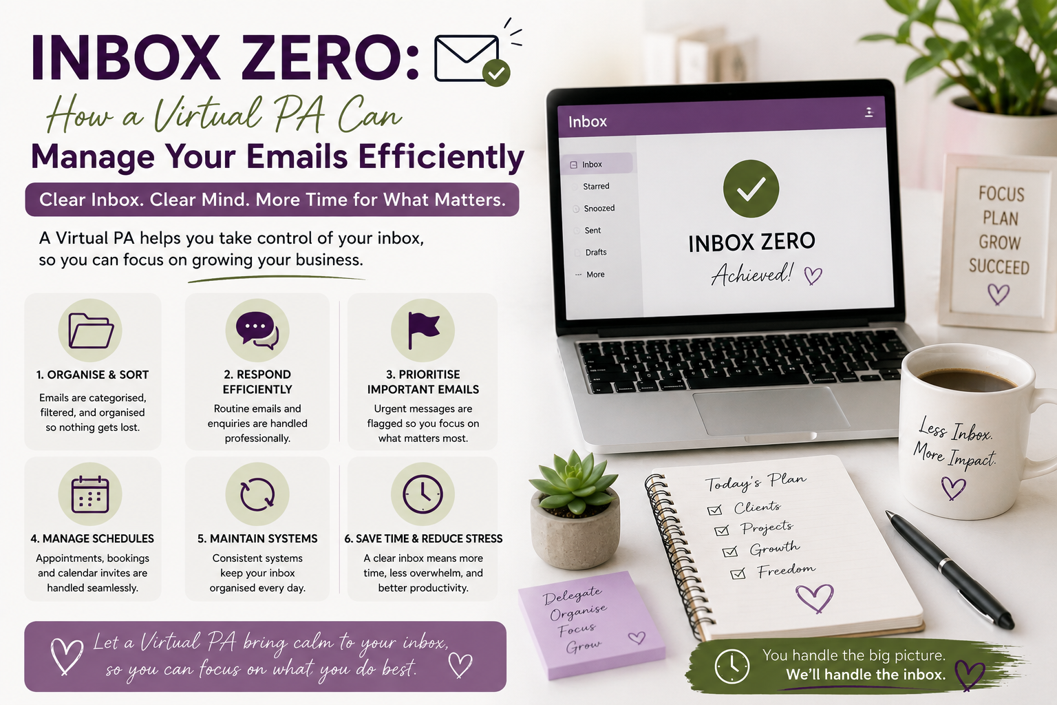 Inbox Zero: How a Virtual PA Can Manage Your Emails Efficiently